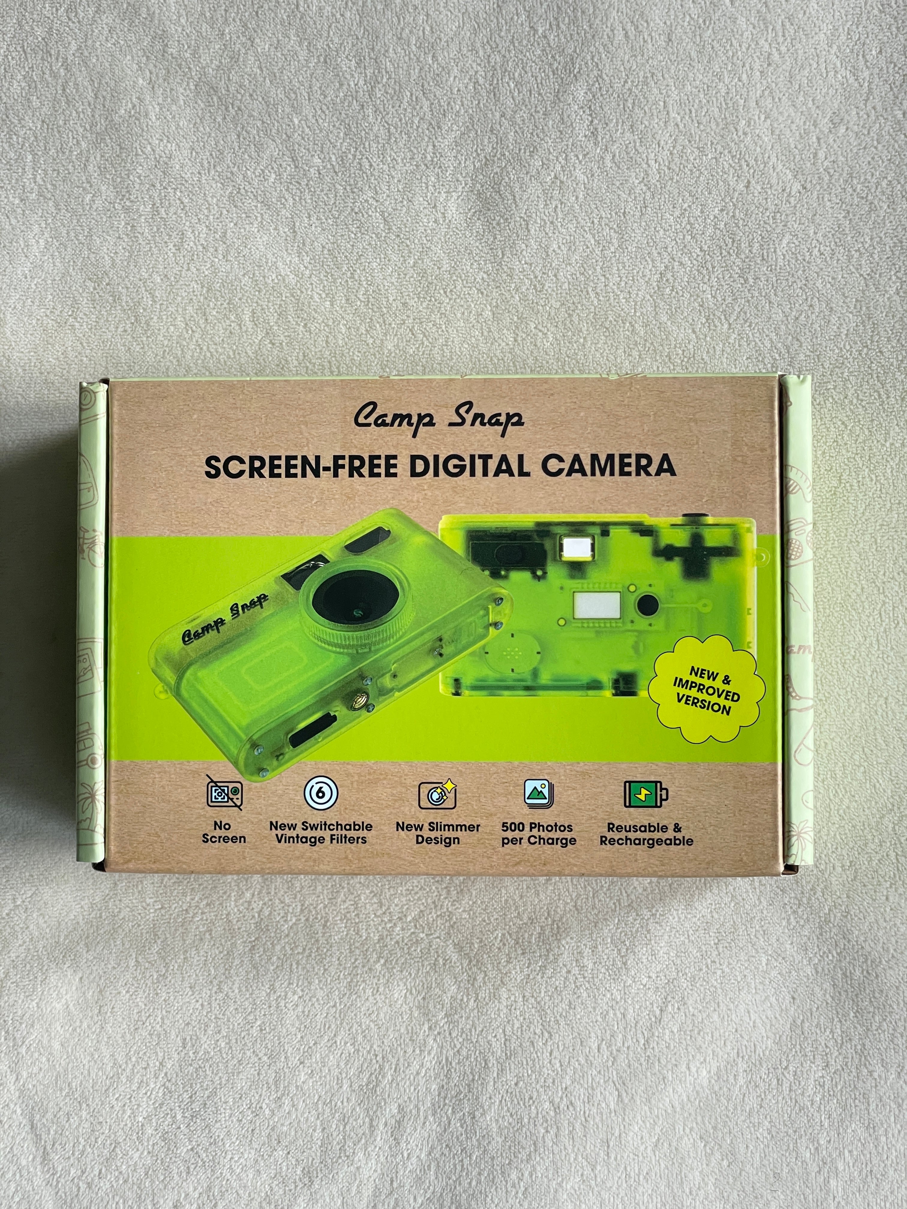 Camp Snap 2 (Screen-Free Digital Camera) - Twisted Lime – OMWP Studios