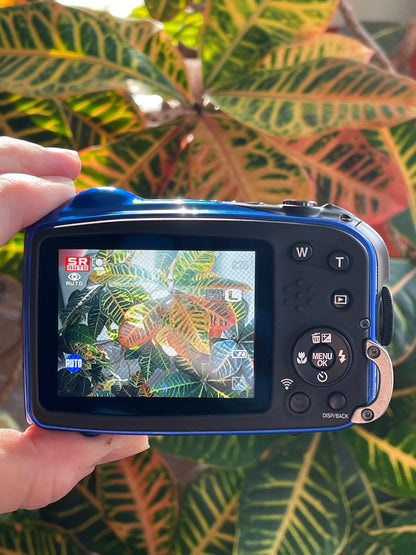 Fujifilm FinePix XP75 16 MP Digital Camera Bundle - Blue