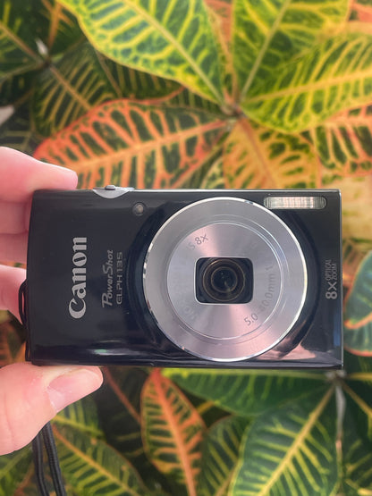 Canon PowerShot ELPH 135 16 MP Digital Camera Bundle - Black