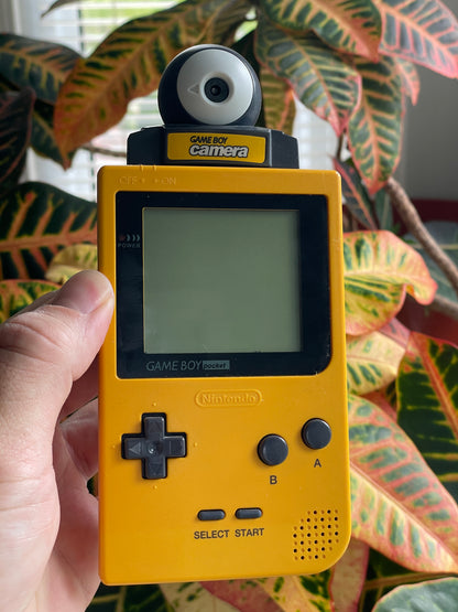 GameBoy Pocket - Yellow w/ Yellow Camera