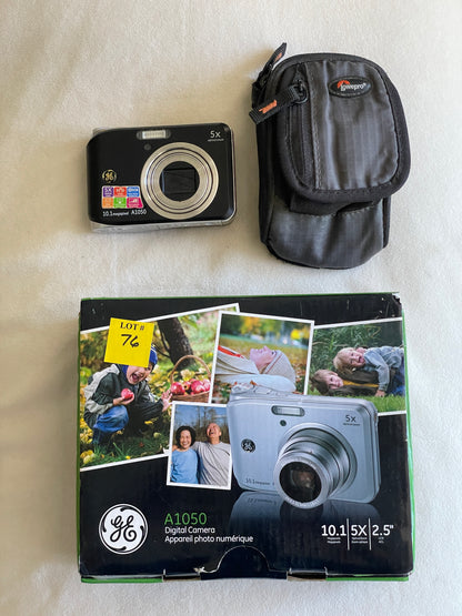 GE A1050 10.1 MP Digital Camera Bundle - Complete in Box