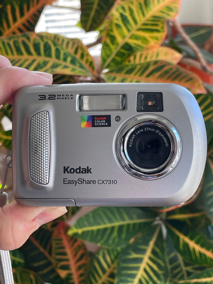 Kodak EasyShare CX7310 3.2 MP Digital Camera Bundle - Silver - In Box