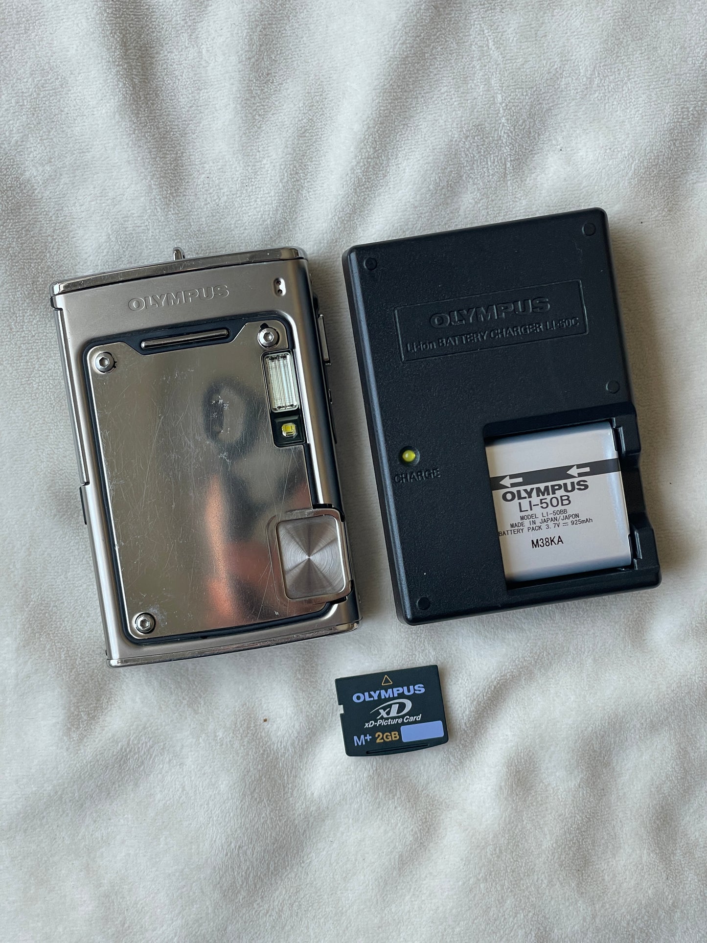 Olympus Stylus 1030 SW 10.1 MP Digital Camera Bundle - Complete in Box