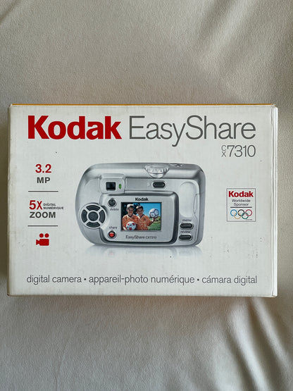 Kodak EasyShare CX7310 3.2 MP Digital Camera Bundle - Silver - In Box