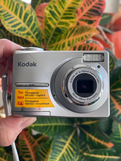 Kodak EasyShare C713 7.0 MP Digital Camera Bundle - Silver