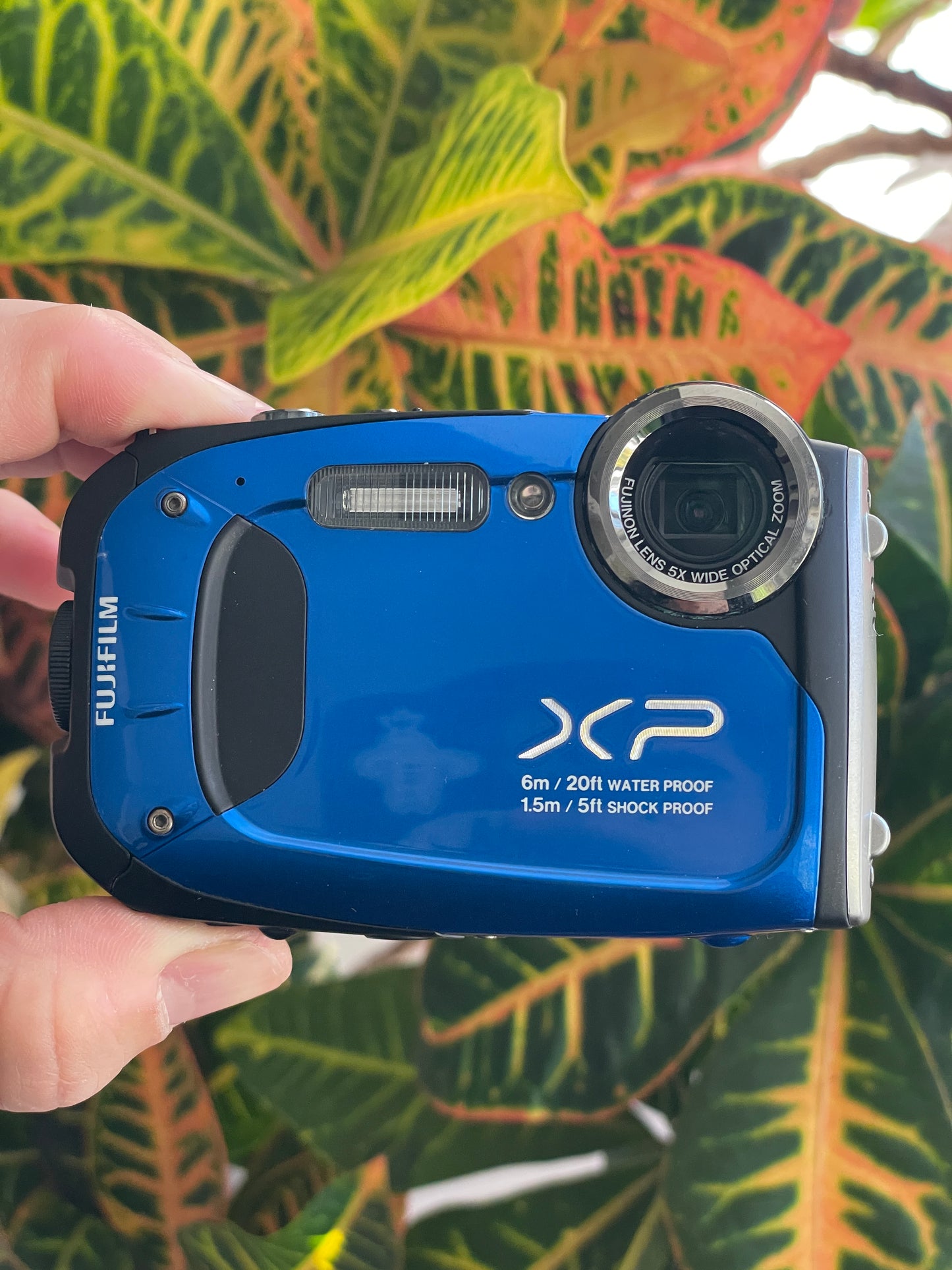 Fujfilm FinePix XP60 16 MP Digital Camera Bundle - Blue
