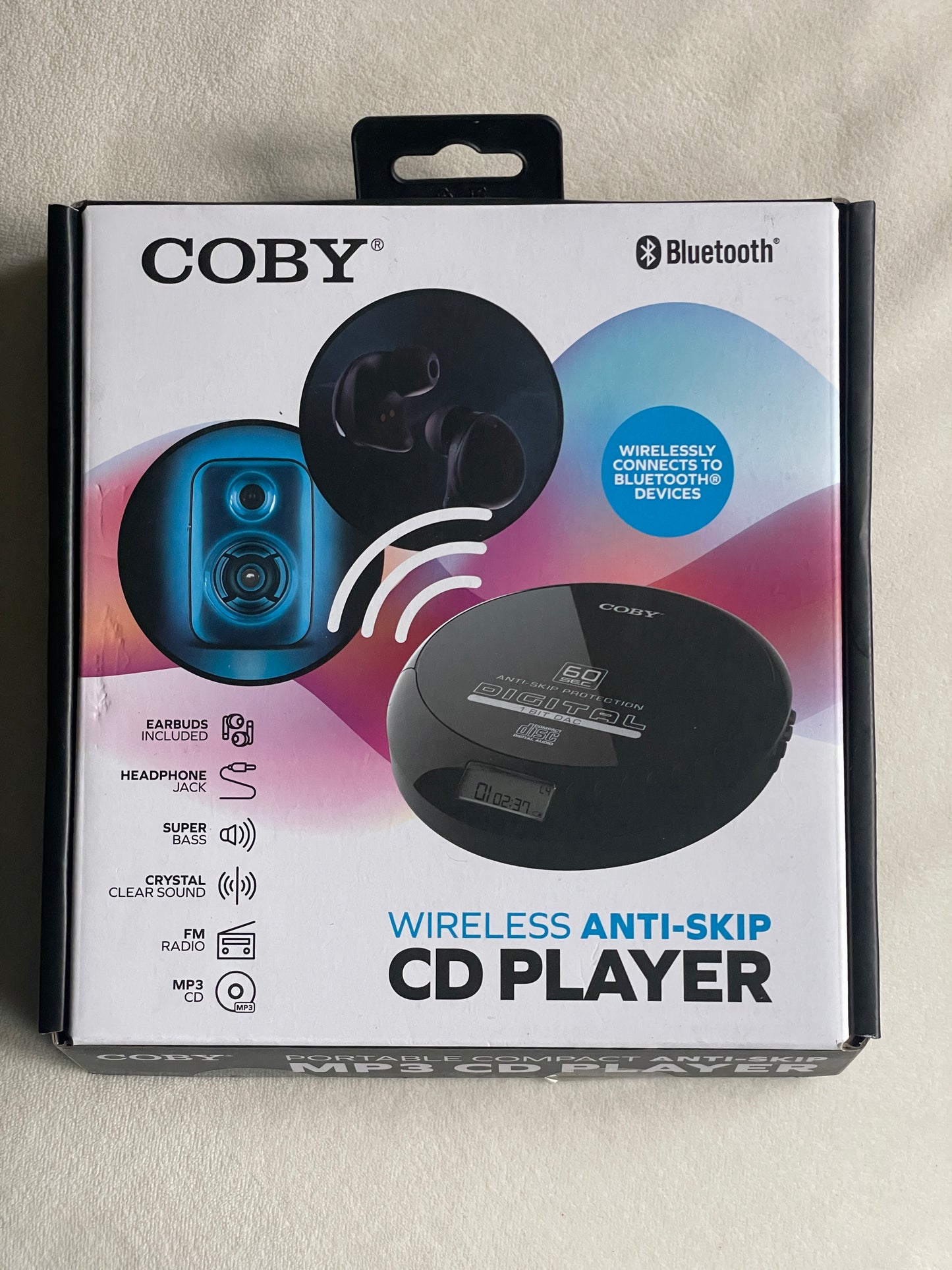 Coby Wireless Anti-Skip CD Player - Open Box