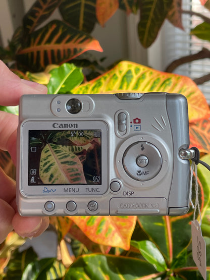 Canon PowerShot A520 4.0 MP Digital Camera Bundle - Silver