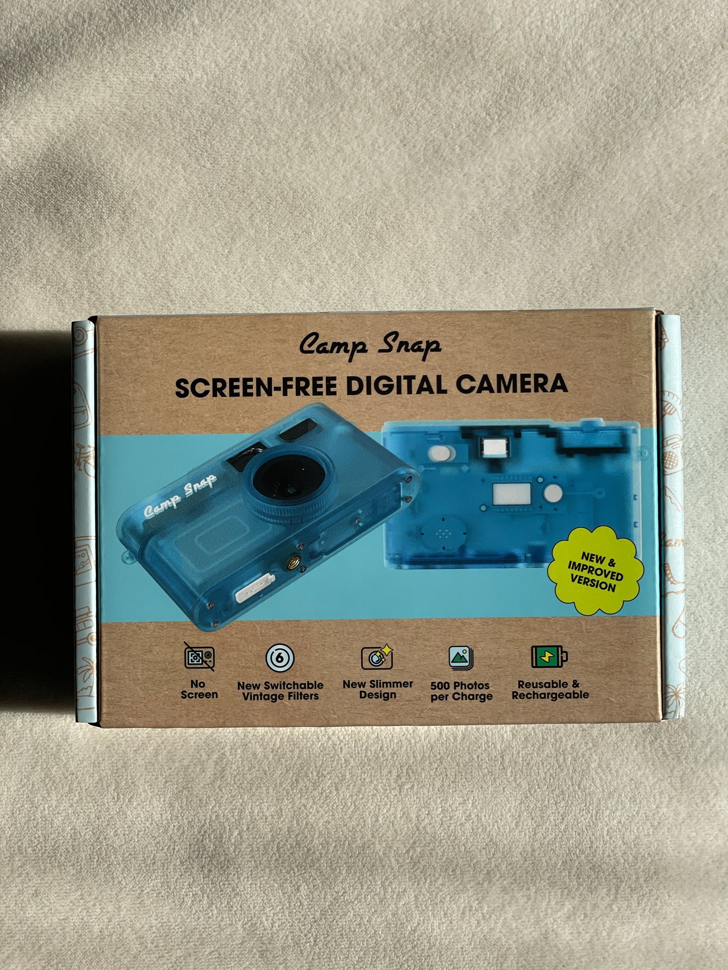 Camp Snap 2 (Screen-Free Digital Camera) - Blue Rush