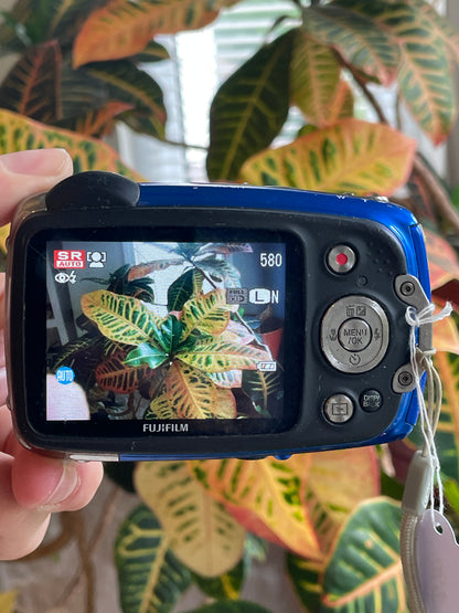 Fujifilm FinePix XP50 14 MP Digital Camera Bundle - Blue