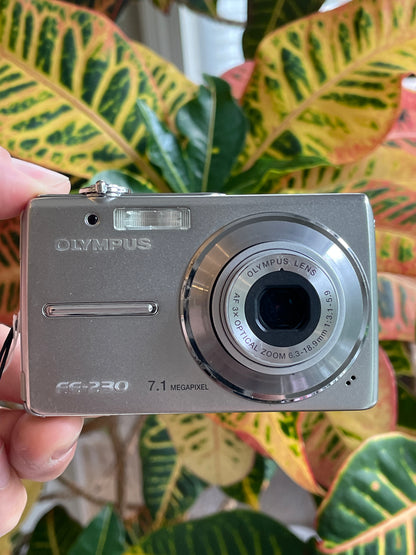 Olympus FE-230 7.1 MP Digital Camera Bundle - Silver