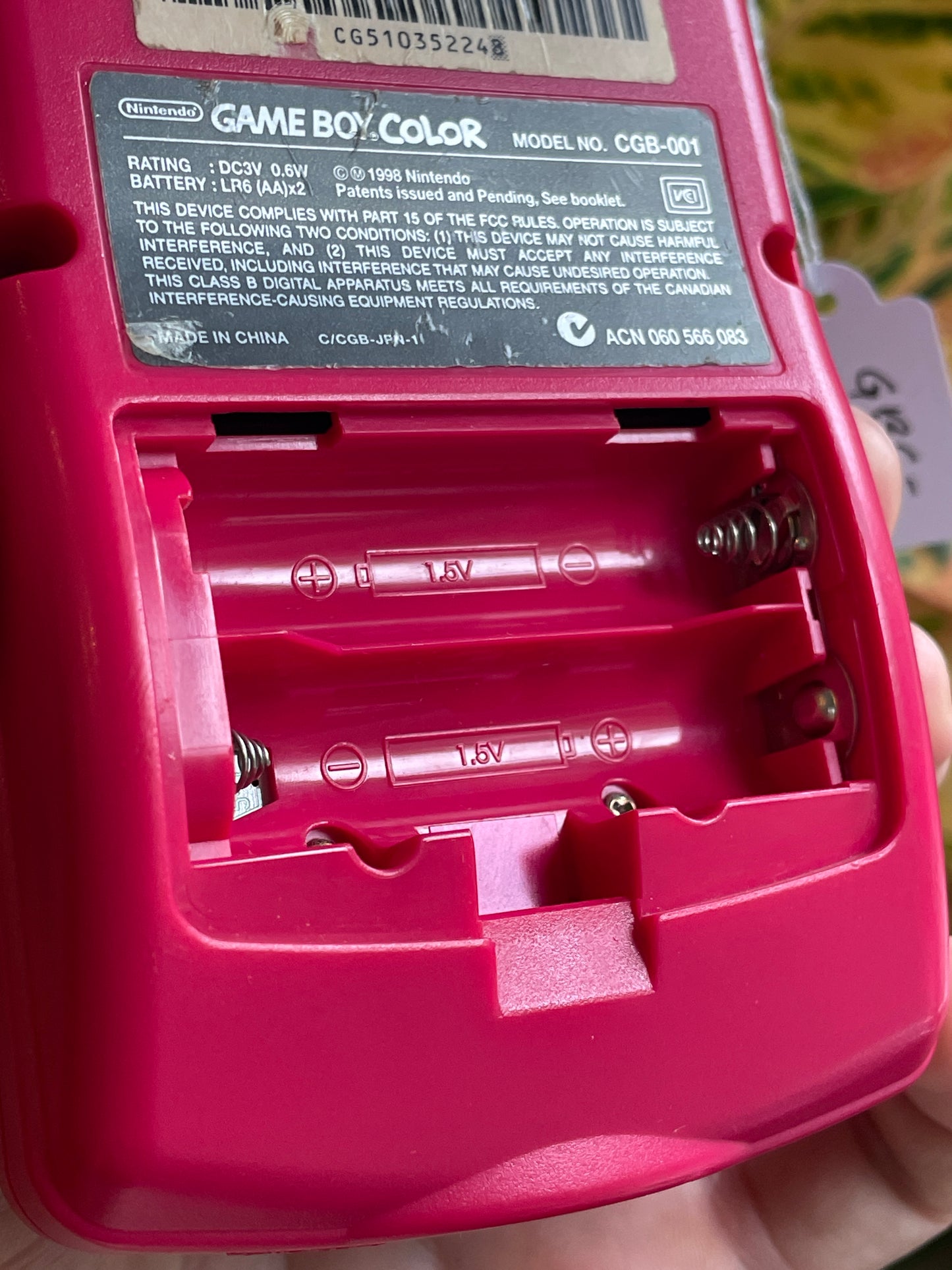 GameBoy Color - Berry c. 1998