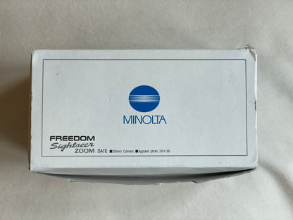 Minolta Freedom Sightseer Zoom 35mm Film Camera Bundle - In Box