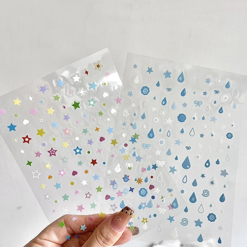 cute camera mini sticker sheets - 8 sheets