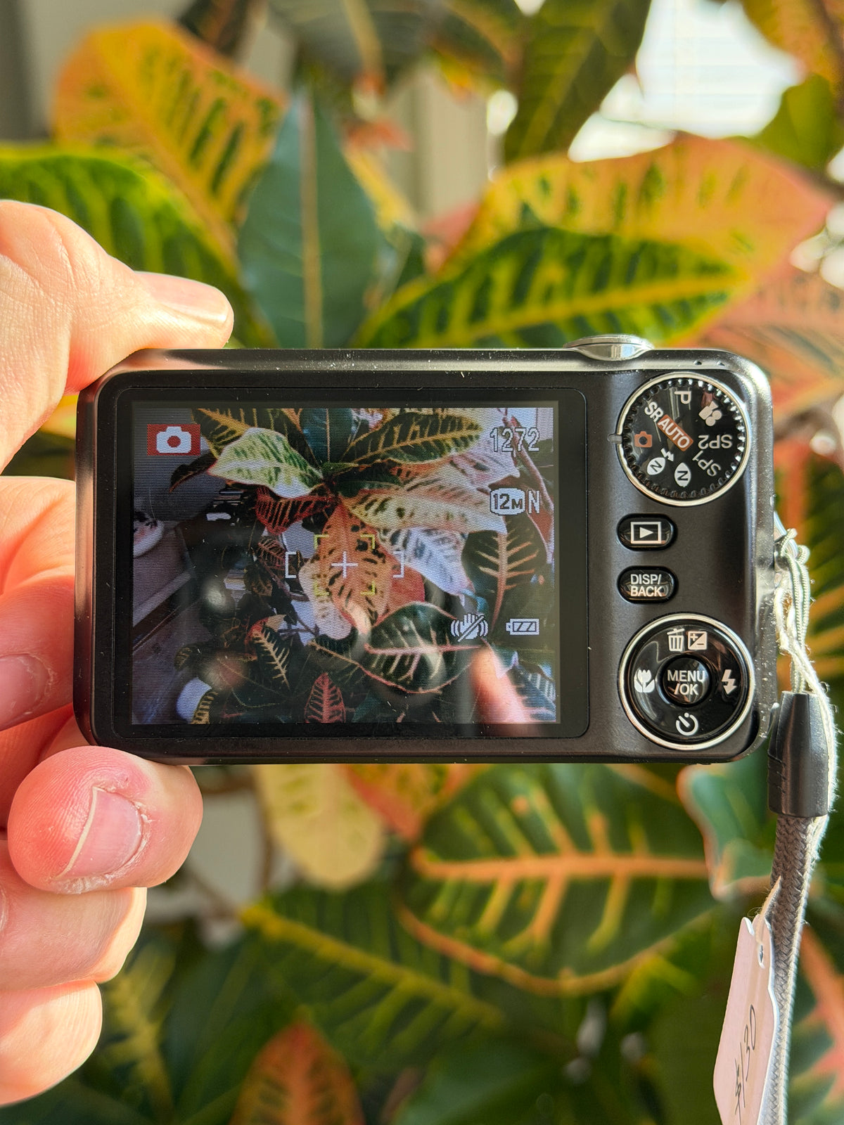 Fujifilm FinePix JX200 digital camera LCD screen